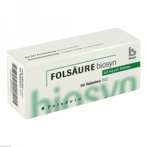 FOLSÄURE 5 mg Tabletten