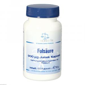 FOLSÄURE 900 μg Junek Kapseln