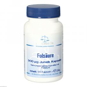 FOLSÄURE 900 μg Junek Kapseln