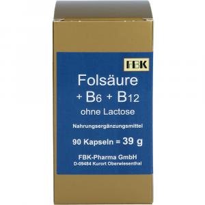 FOLSÄURE+B6+B12 ohne Lactose Kapseln