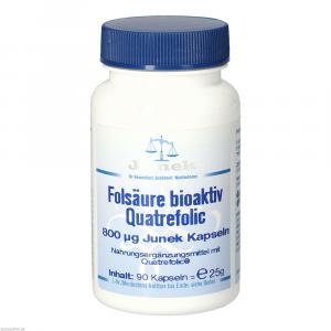 FOLSÄURE BIOAKTIV Quatrefolic 800 μg Junek Kapseln