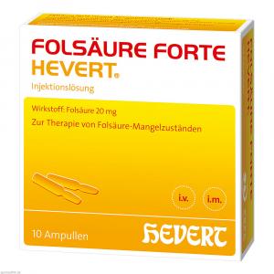 FOLSÄURE FORTE Hevert 20 mg Inj.-Lösung Amp.