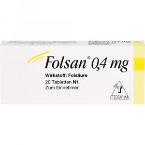 FOLSAN 0,4 mg Tabletten