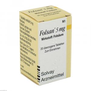 FOLSAN 5 mg Tabletten
