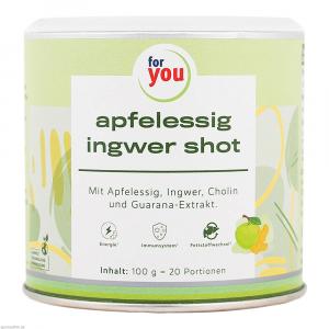 FOR YOU apfelessig ingwer shot Pulver