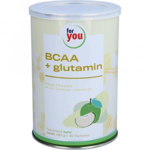 FOR YOU BCAA+glutamin Energy & Recovery Apfel Plv.