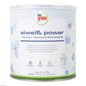 FOR YOU eiweiß power pur Pulver