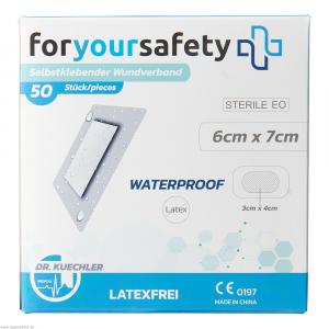 FORYOURSAFETY selbstklebender Wundverb.w.f.6x7cm