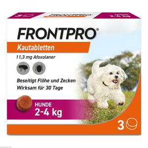 FRONTPRO 11 mg Kautabletten f.Hunde 2-4 kg