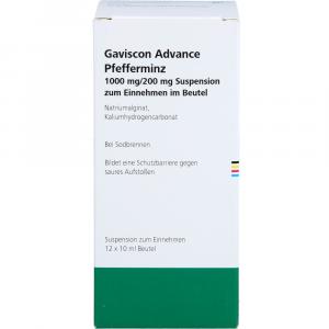 GAVISCON Advance Pfefferminz 1000mg/200mg SUS Btl.