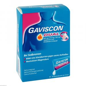 GAVISCON Dual 500mg/213mg/325mg Susp.z.Einn.Btl.