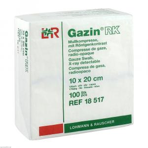 GAZIN Mullkomp.10x20 cm unsteril 12fach RK