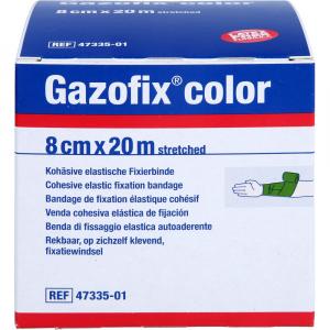 GAZOFIX color Fixierbinde kohäsiv 8 cmx20 m grün