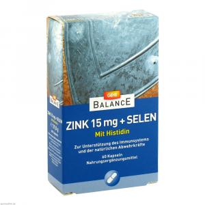 GEHE BALANCE Zink 15 mg+Selen Kapseln