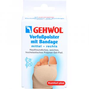 GEHWOL Vorfußpolster mit Bandage rechts mittel