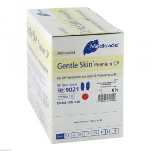 GENTLE SKIN Premium OP-Hands.Latex st.pudfr.Gr.6,5