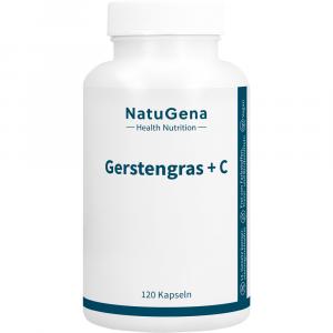 GERSTENGRAS+VITAMIN C gepuffert vegan Kapseln