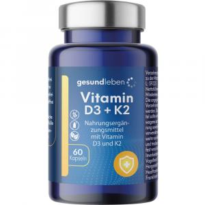 GESUND LEBEN Vitamin D3+K2 Kapseln