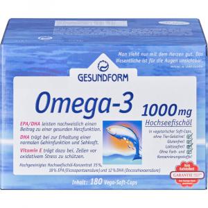 GESUNDFORM Omega-3 1000 mg Kapseln
