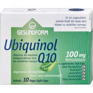 GESUNDFORM Ubiquinol Q10 100 mg Vega-Soft-Caps