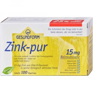 GESUNDFORM Zink Pur Kapseln
