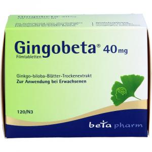 GINGOBETA 40 mg Filmtabletten