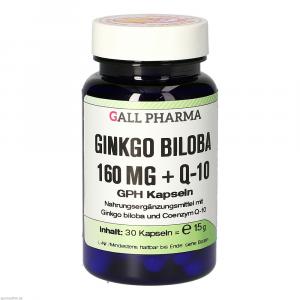 GINKGO BILOBA 160 mg+Q10 GPH Kapseln