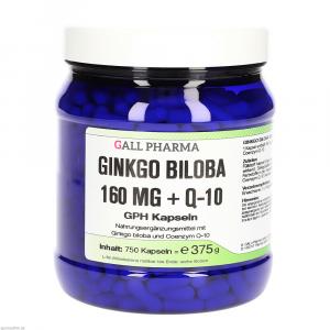 GINKGO BILOBA 160 mg+Q10 GPH Kapseln