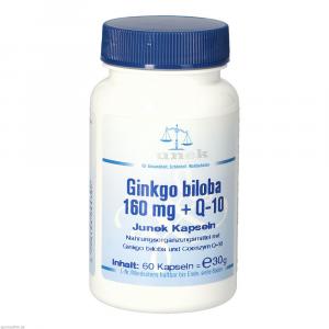 GINKGO BILOBA 160 mg+Q10 Junek Kapseln