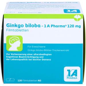 GINKGO BILOBA-1A Pharma 120 mg Filmtabletten