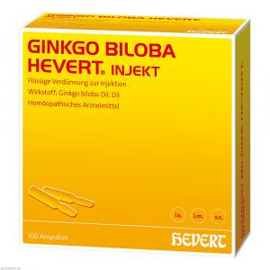 GINKGO BILOBA HEVERT Injekt Ampullen