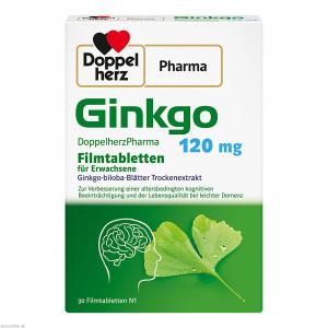 GINKGO DOPPELHERZPHARMA 120 mg Filmtabletten