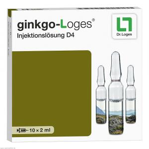 GINKGO-LOGES Injektionslösung D 4 Ampullen