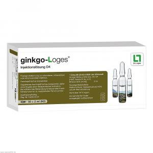 GINKGO-LOGES Injektionslösung D 4 Ampullen