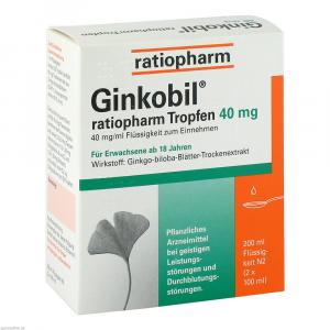 GINKOBIL-ratiopharm Tropfen 40 mg