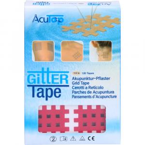 GITTER Tape AcuTop Akupunkturpflaster 3x4 cm pink