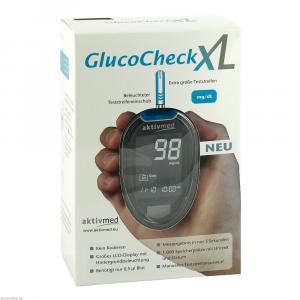 GLUCOCHECK XL Blutzuckermessgerät Set mg/dl