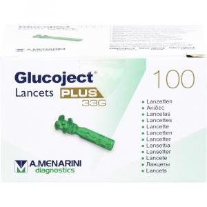 GLUCOJECT Lancets PLUS 33 G