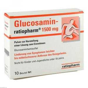 GLUCOSAMIN-RATIOPHARM 1500 mg Plv.z.H.e.L.z.Einn.