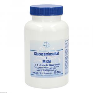 GLUCOSAMINSULFAT+MSM 1:1 Junek Kapseln