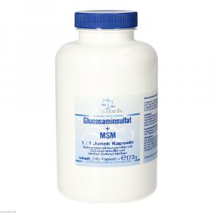 GLUCOSAMINSULFAT+MSM 1:1 Junek Kapseln