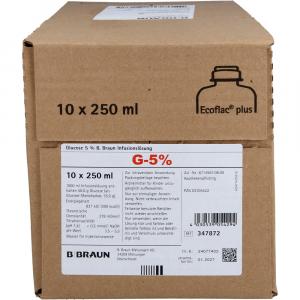 GLUCOSE 5% B.Braun Ecoflac Plus Infusionslösung