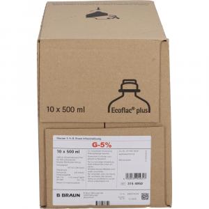 GLUCOSE 5% B.Braun Ecoflac Plus Infusionslösung