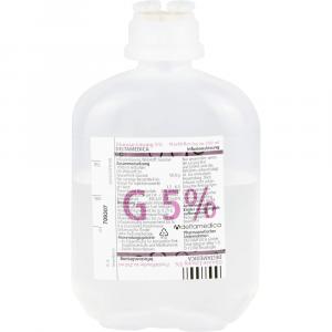 GLUCOSE 5% DELTAMEDICA Infusionslösung Plastikfl.