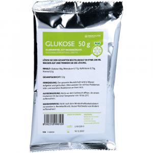 GLUKOSE 50 g Limette Plv.z.Her.e.Lsg.z.Einnehmen