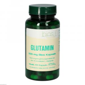 GLUTAMIN 500 mg Bios Kapseln
