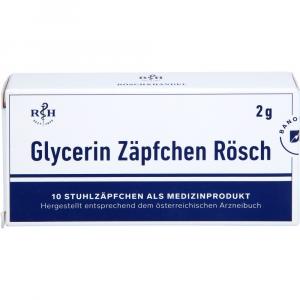 GLYCERIN ZÄPFCHEN Rösch 2 g gegen Verstopfung