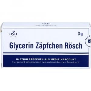 GLYCERIN ZÄPFCHEN Rösch 3 g gegen Verstopfung