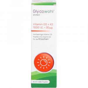 GLYCOWOHL Vitamin D3 1000 I.E.+K2 30 μg Tropfen