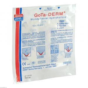 GOTA-DERM thin hydrokoll.Wundpfl.steril 15x15 cm
